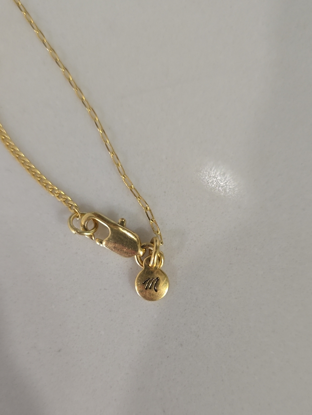 NWOT MADEWELL Tag Necklace - Picture 3 of 3